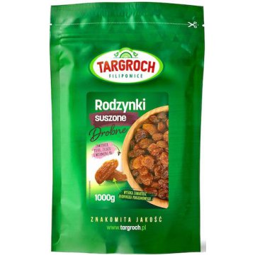 Targroch Rodzynki drobne 1000 g (Sułtańskie) Potas Żelazo B6