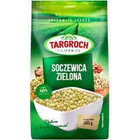 Targroch Soczewica zielona ziarno 500g Larida Błonnik Białko