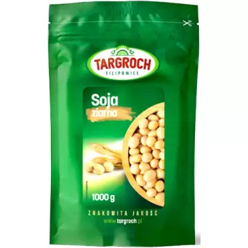 Targroch Soja ziarno 1000g Błonnik Białko do Tofu