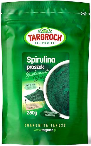 Targroch Spirulina 250g proszek Algi - suplement diety