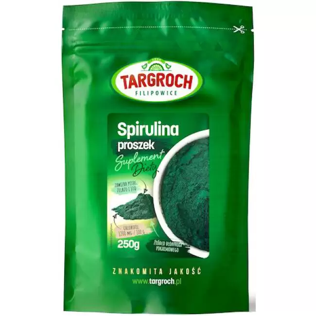 Targroch Spirulina 250g proszek Algi - suplement diety