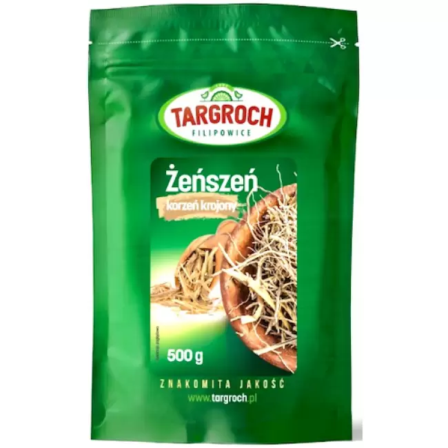 Targroch żeń-szeń korzeń krojony 250g Ginseng cięty