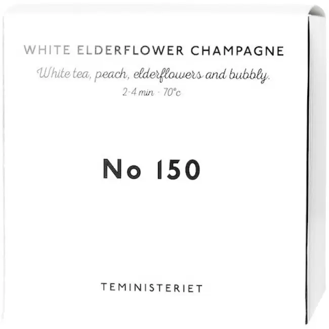 Teministeriet Collection 150 White Elderflower Champagne 50g opakowanie uzupełniające - herbata sypana
