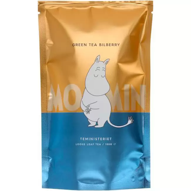 Teministeriet Moomin Green Tea Bilberry 100g opakowanie uzupełniające - herbata sypana