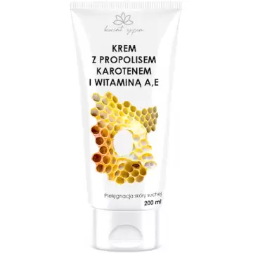 White Pharma Krem z propolisem, karotenem i witaminami A, E 200ml - pielęgnacja skóry suchej