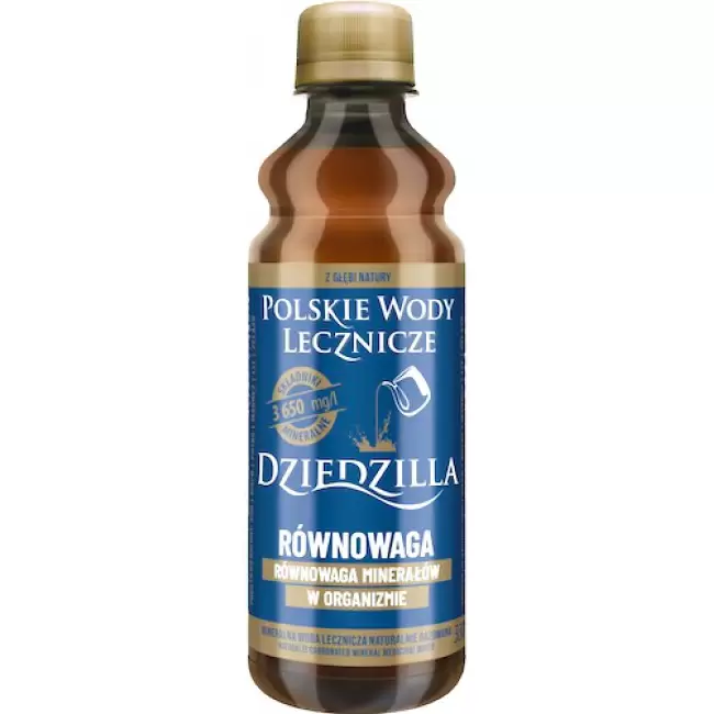 Woda mineralna lecznicza Dziedzilla naturalnie gazowana 330ml Równowaga