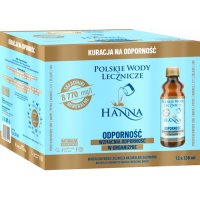 Woda mineralna lecznicza Hanna naturalnie gazowana 12 x 330 ml