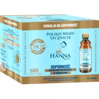 Woda mineralna lecznicza Hanna naturalnie gazowana 12 x 330ml Odporność