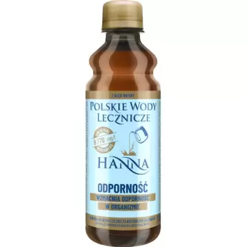 Woda mineralna lecznicza Hanna naturalnie gazowana 330ml Odporność