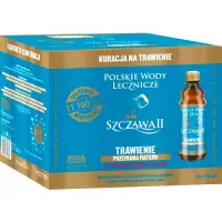 Woda mineralna lecznicza Szczawa II naturalnie gazowana 12 x 330ml Trawienie