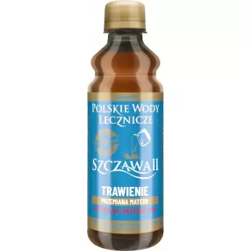 Woda mineralna lecznicza Szczawa II naturalnie gazowana 330ml Trawienie