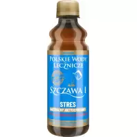 Woda mineralna lecznicza Szczawa I naturalnie gazowana 330ml Stres