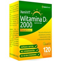 XenicoPharma XeniVIT Witamina D3 2000 120kaps vege w oleju - suplement diety