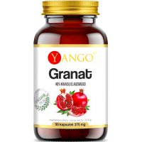 YANGO Granat ekstrakt ze skórki 375mg 90kaps vege Kwas Elagowy - suplement diety