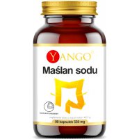 YANGO Maślan Sodu 90kaps vege Kwas Masłowy: Trawienie, Jelita - suplement diety