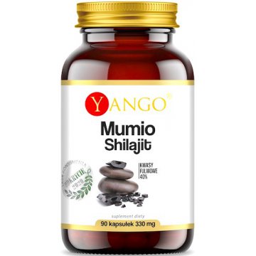 YANGO MUMIO Shilajit ekstrakt 90kaps Kwas Fulwowy 40% - suplement diety