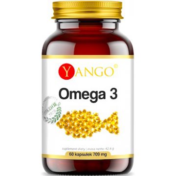 YANGO OMEGA-3 709mg 60kaps Kwasy EPA DHA - suplement diety