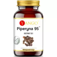 YANGO Piperyna 95 5mg 90kaps vege Ekstrakt 50:1 Bioperine - suplement diety